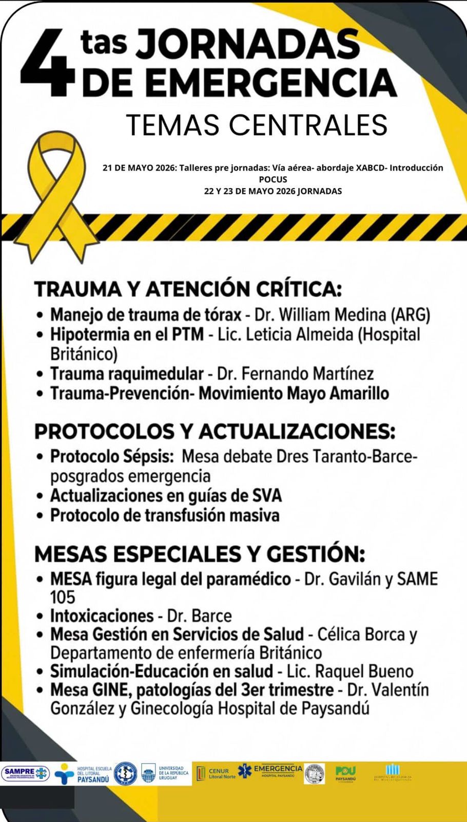 4tas Jornadas de Emergencia de Adultos 2026